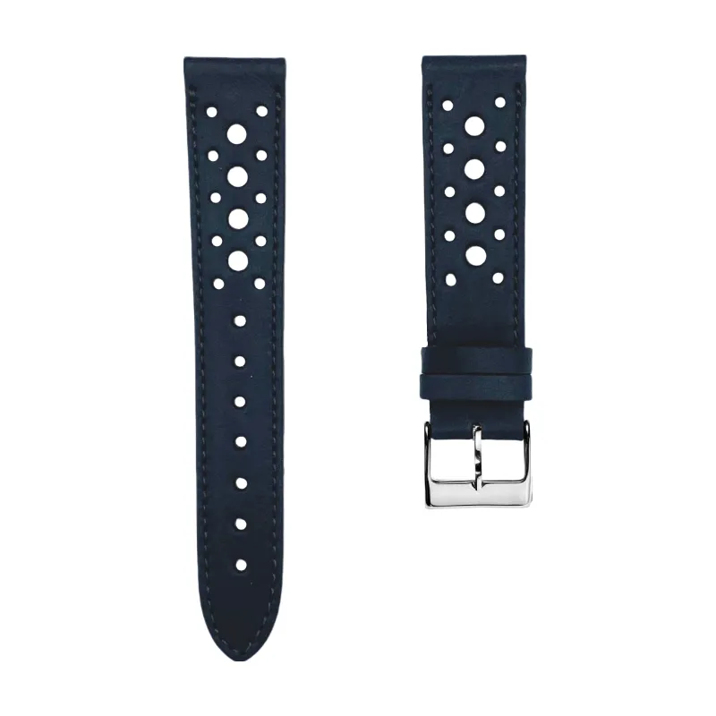 CORREA VINTAGE RACING NEGRA 20 mm