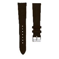 CORREA PLANA SUEDE NEGRA 24 mm